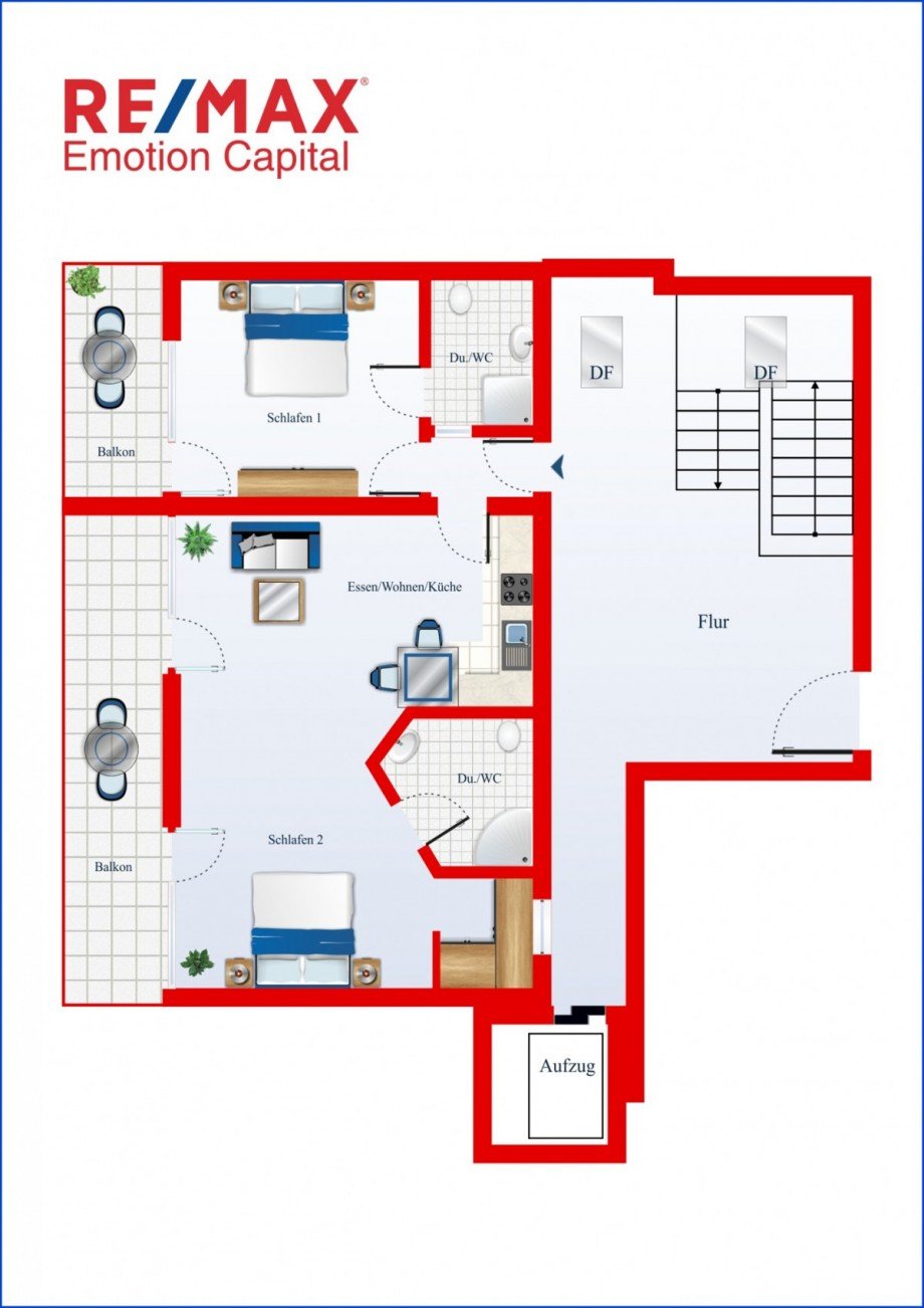RXEC24AS0122_-_FeWo_Grundriss Etagenwohnung Oberstaufen, Kalzhofen