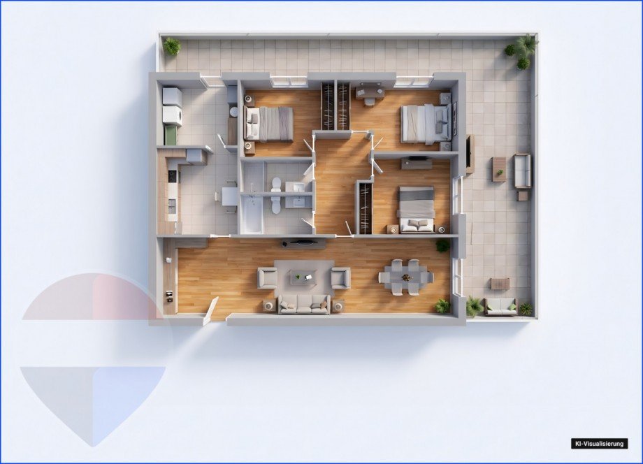 Grundriss - 3888 Etagenwohnung Alcudia / Port d'Alc�dia