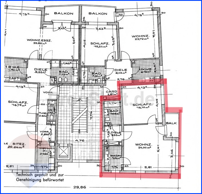Stockhausen Immobilien Kaufbeuren Vermietung Grundriss Etagenwohnung Kaufbeuren