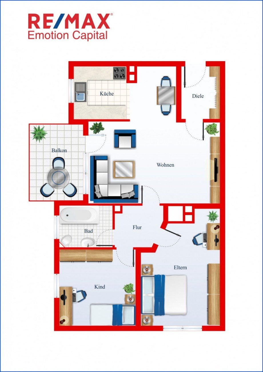 RXEC23AS0108_Grundriss_SMW13_KF_ETW Etagenwohnung Kaufbeuren