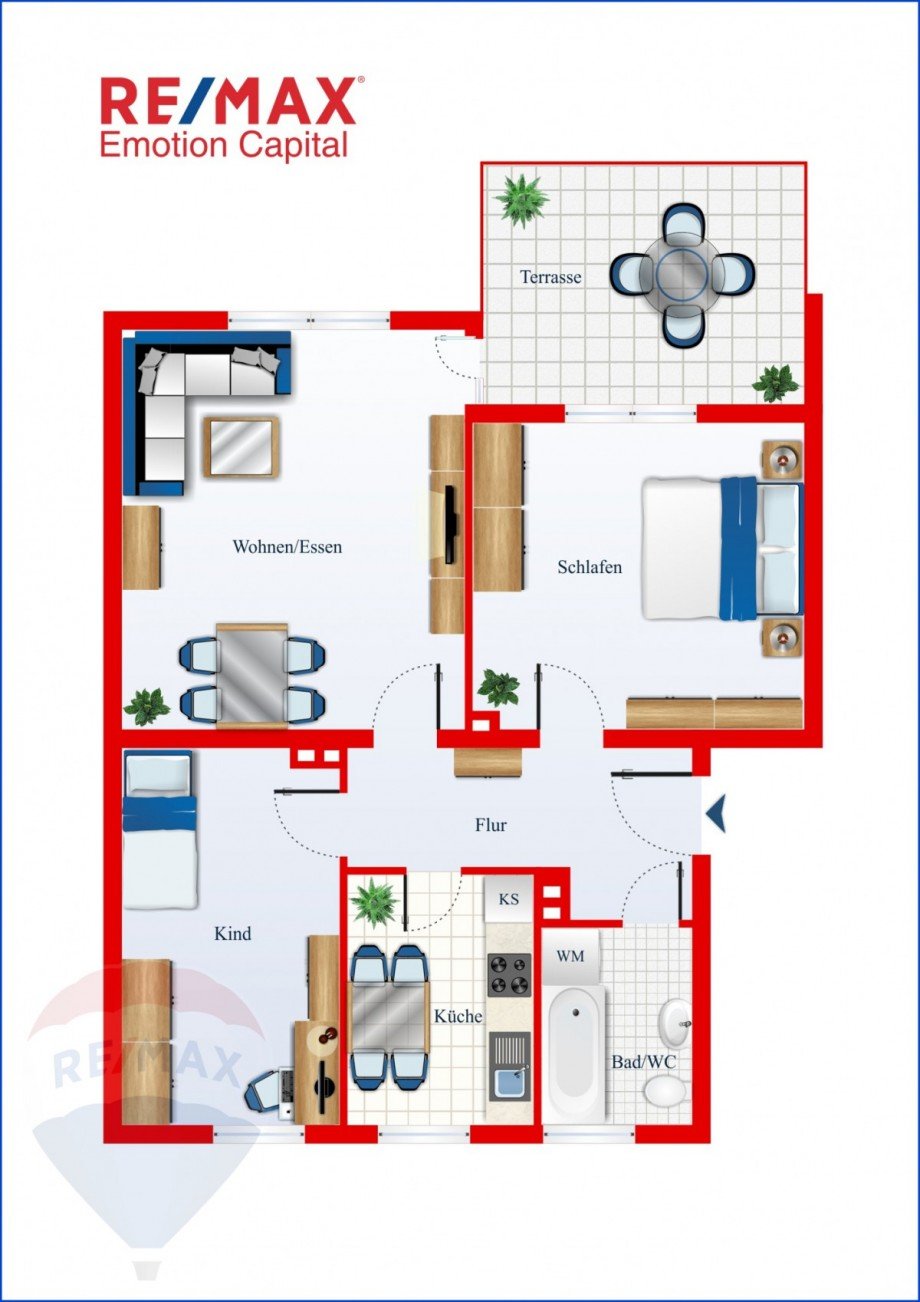 RXEC24AS0137_Grundriss Etagenwohnung Kaufbeuren
