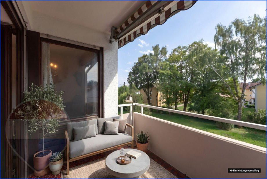KI-Bild Balkon 1 Etagenwohnung Altenstadt