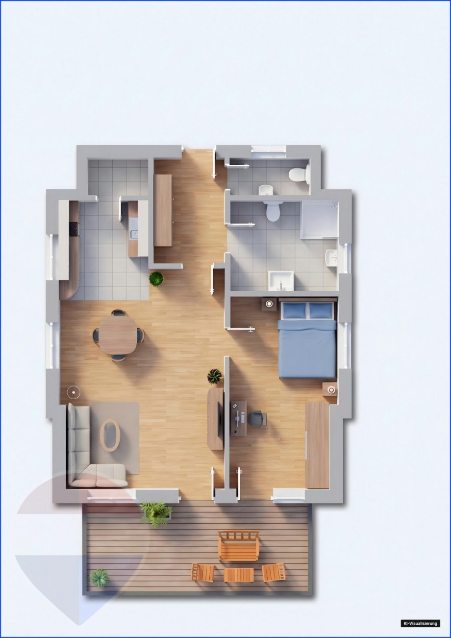 Grundriss 1018-SI18-0217 Erdgeschosswohnung Kaufbeuren / Oberbeuren