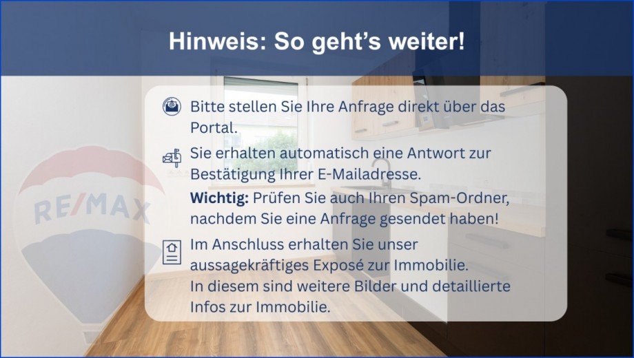 Hinweis So geht�s weiter! Eigentumswohnung kaufen Etagenwohnung Pei�enberg