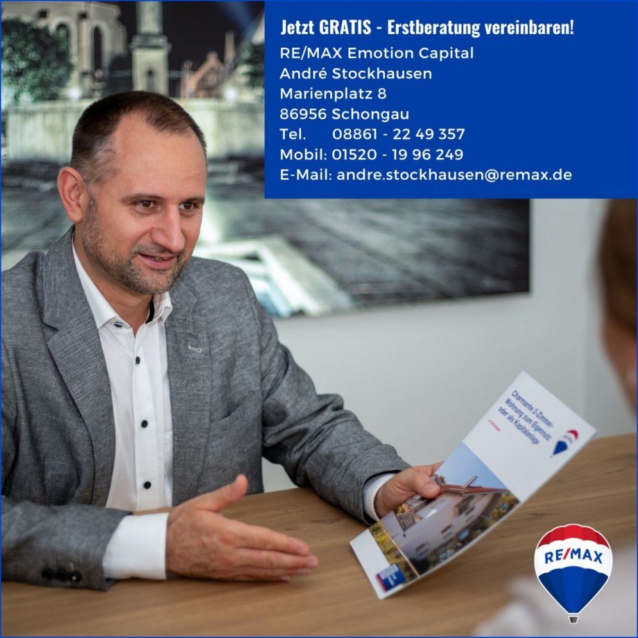 Immobilienmakler Schongau Andr� Stockhausen Vermietung Beratung 2 Etagenwohnung Schongau