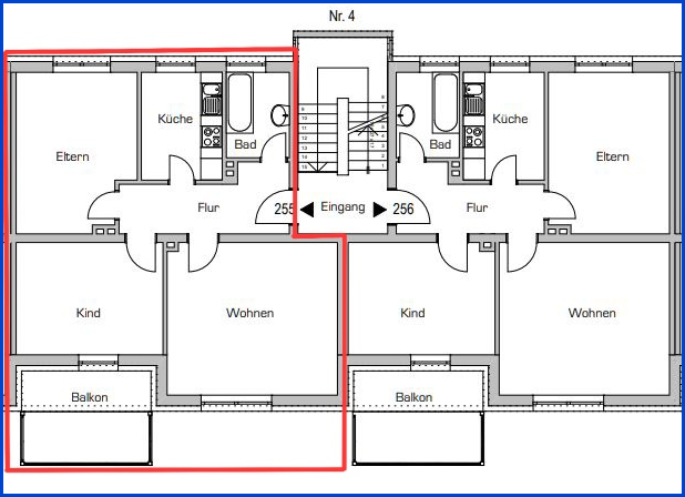 RXEC24AS0111_WHG 015_Grundriss Etagenwohnung Kaufbeuren