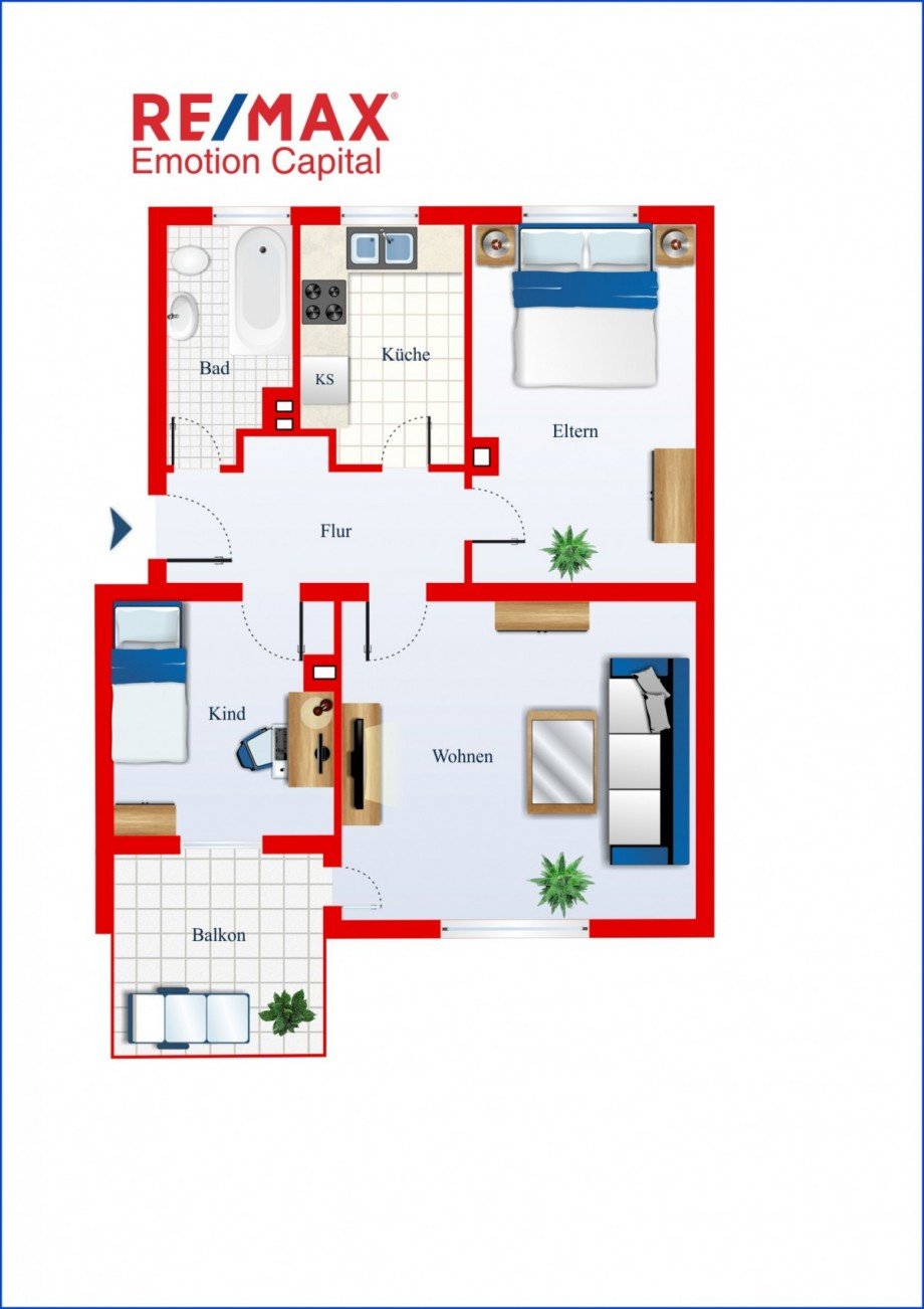 Grundriss_WHG_10 Erdgeschosswohnung Kaufbeuren