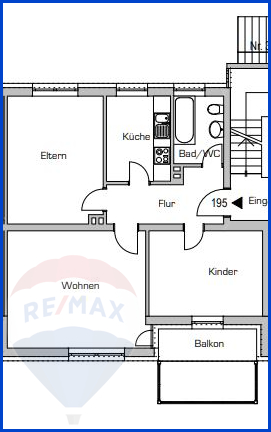 RXEC24AS0114_Grundriss Etagenwohnung Kaufbeuren
