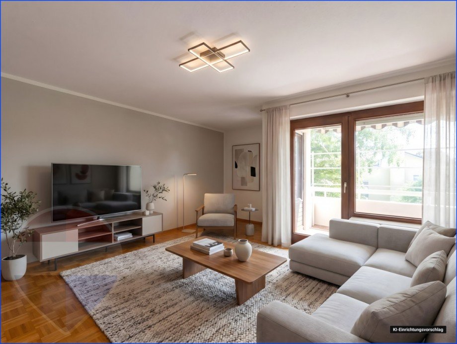 KI-Bild Wohnzimmer 2 Etagenwohnung Altenstadt