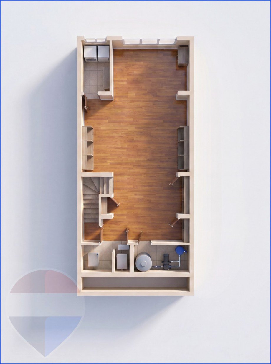 Immobilienmakler Schongau - Stadthaus zu verkaufen Mallorca - Andr� Stockhausen Verkauf - Grundriss Keller Stadthaus B�ger