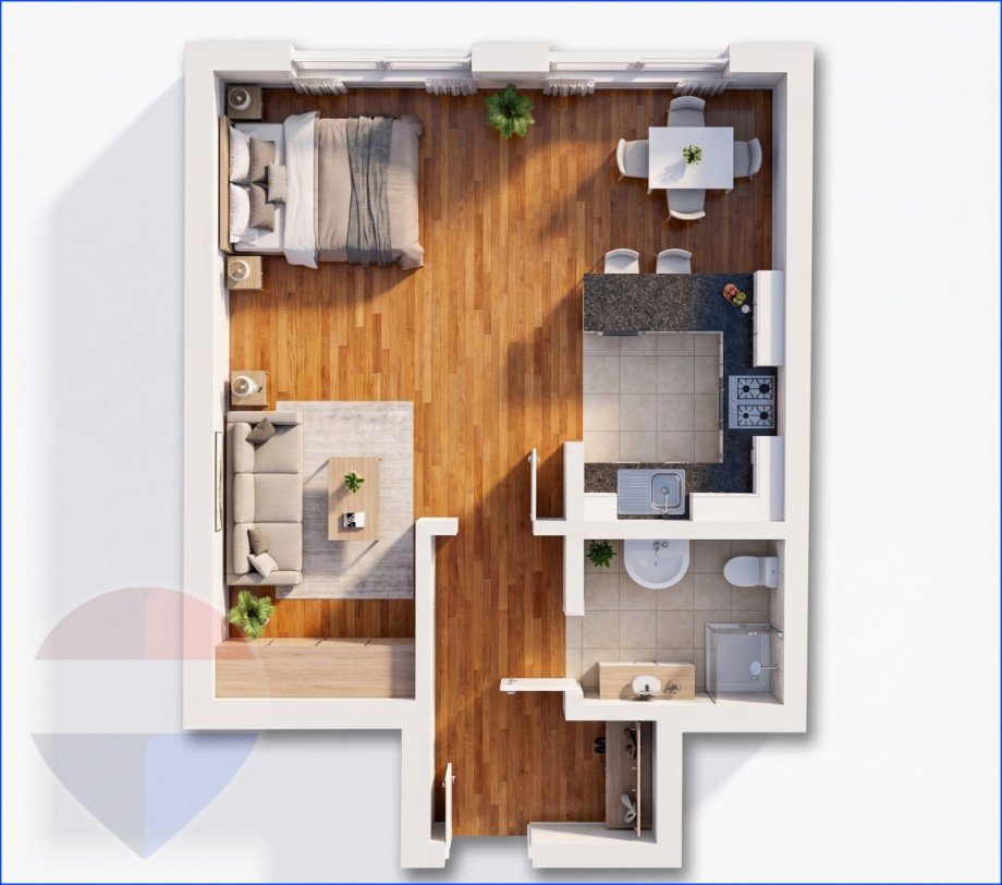 Grundriss Wohnung zu verkaufen Altenstadt Andre Stockhausen Schongau Etagenwohnung Altenstadt