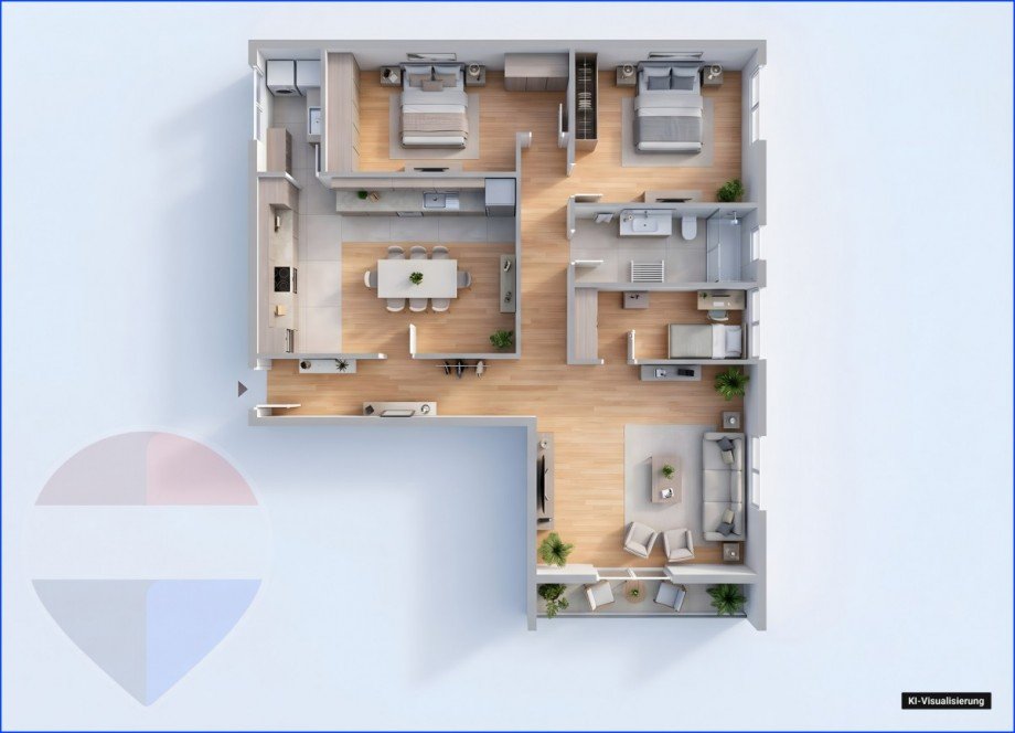 Grundriss - 3873 Etagenwohnung Ca'N Picafort
