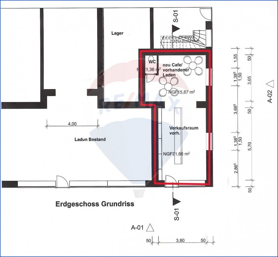 RXEC23AS0096_Grundriss Ladenlokal Schongau